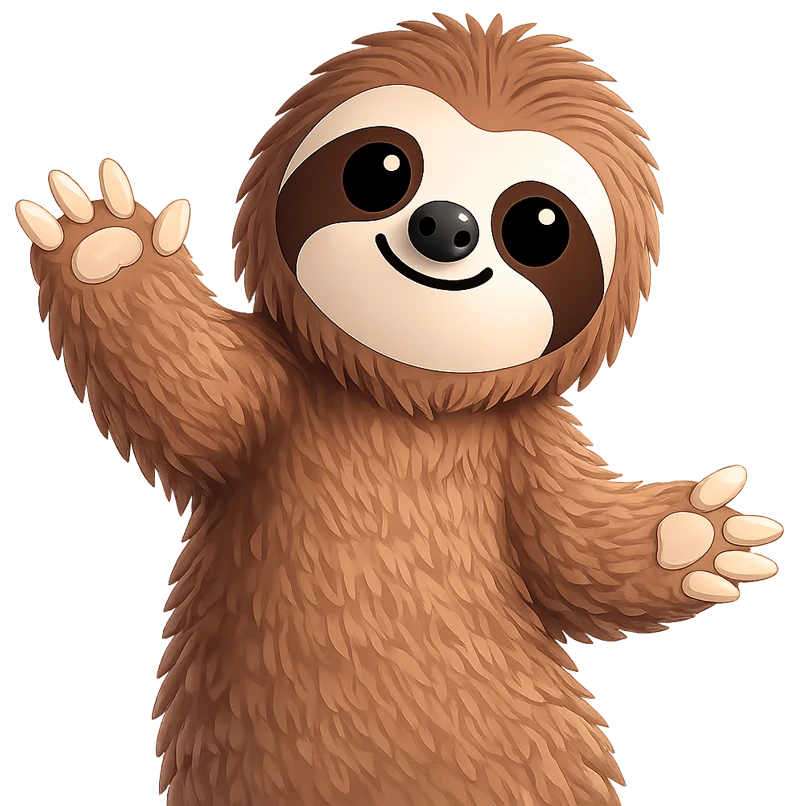 Termy sloth mascot